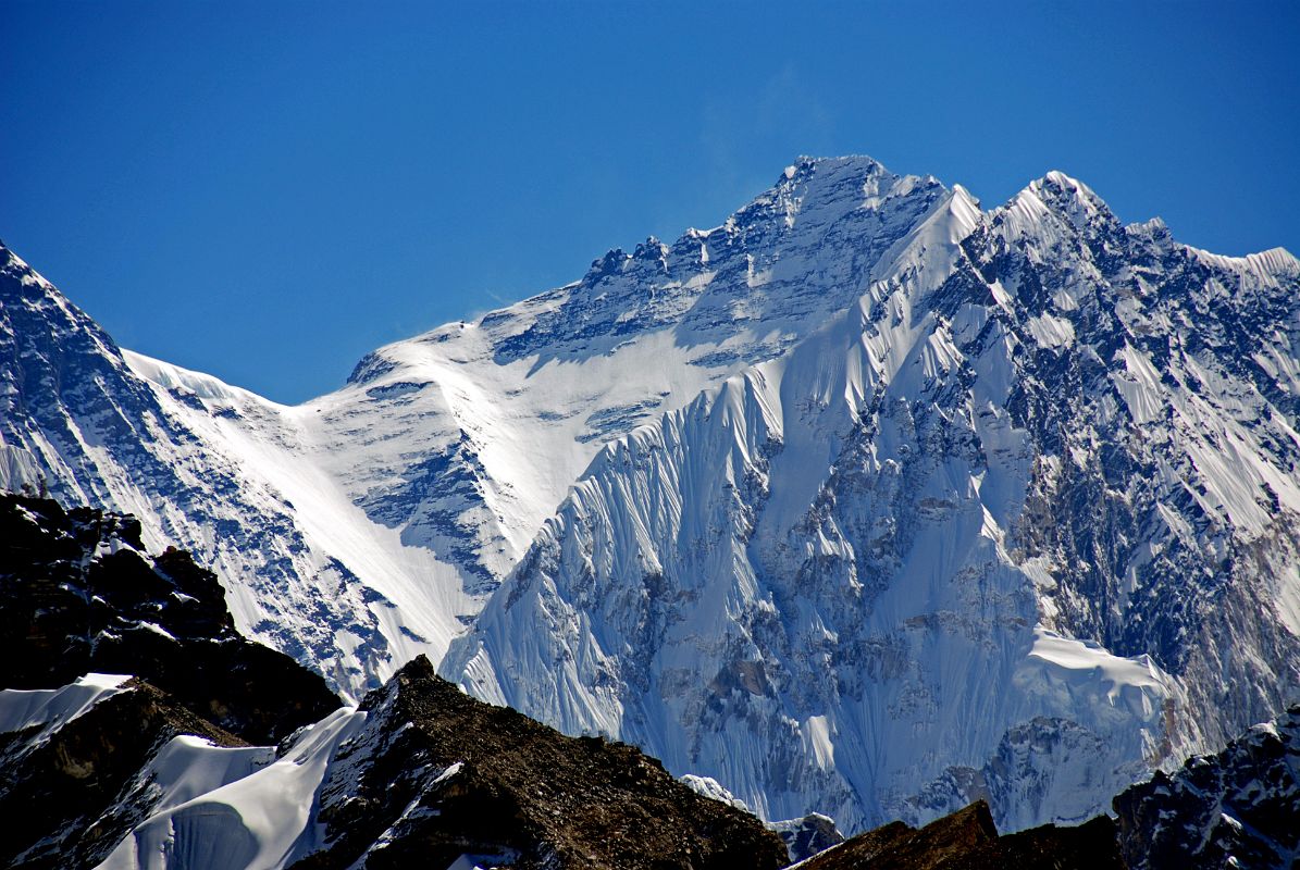 06 South Col, Geneva Spur, Lhotse West Face, Nuptse Close Up From Knobby View North Of Gokyo